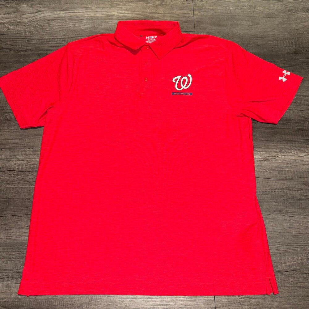 Under Armour Washington National Polo Shirt Size XL